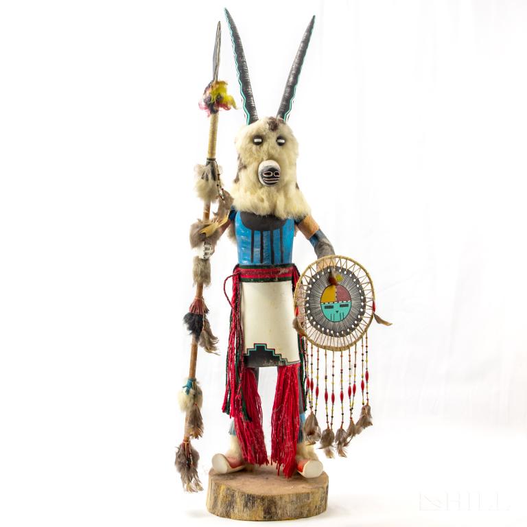 Native American Indian Tribal Warrior Kachina Doll (1 of 5)