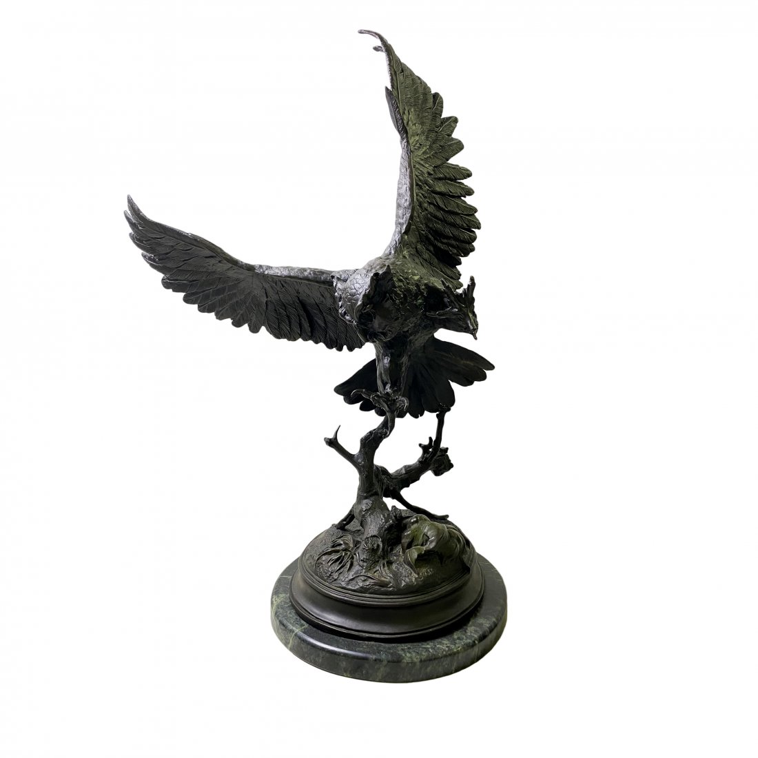 Jules Moigniez (1835-1894) Bronze Owl Sculpture (1 of 5)