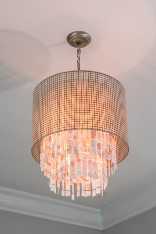 Vintage Capiz Shell Chandelier attr. Verner Panton (1 of 2)