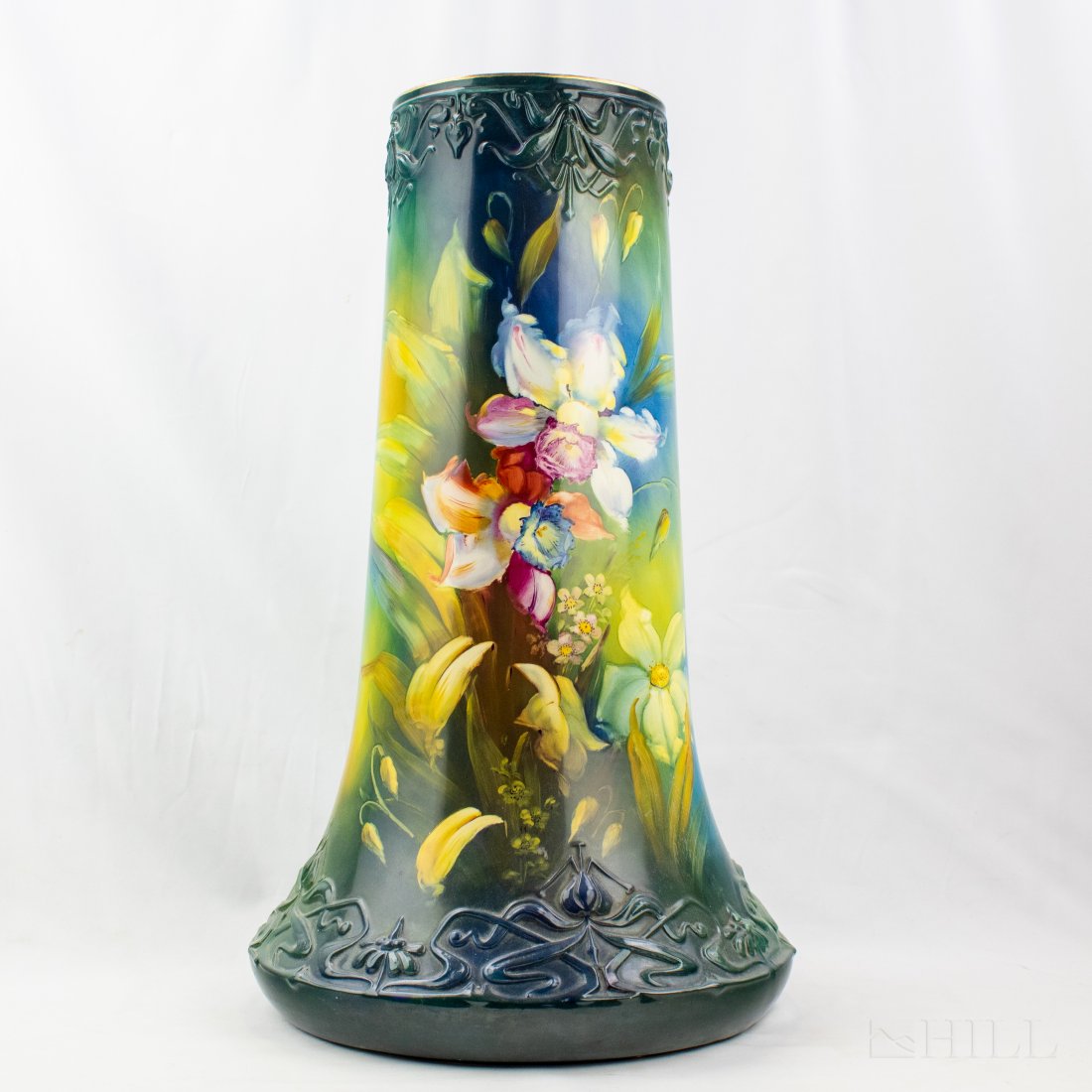 Royal Bonn Porcelain Floral Umbrella Stand Vase (1 of 5)