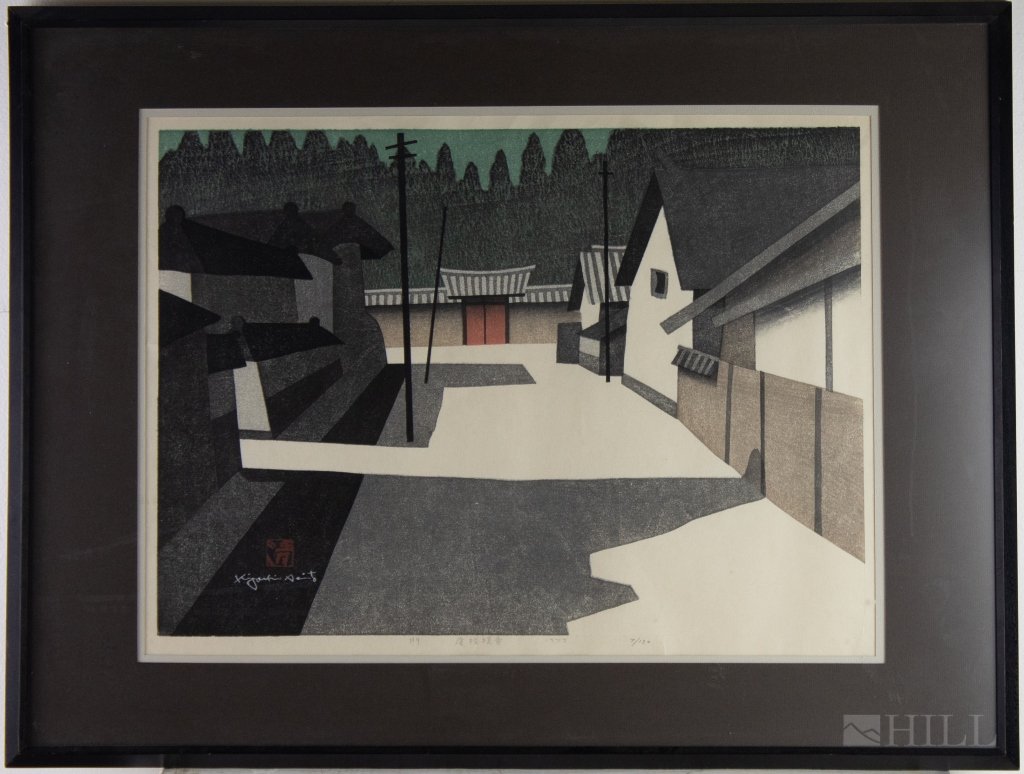 Kiyoshi Saito (1907-1997) Japanese Woodblock Print (1 of 5)