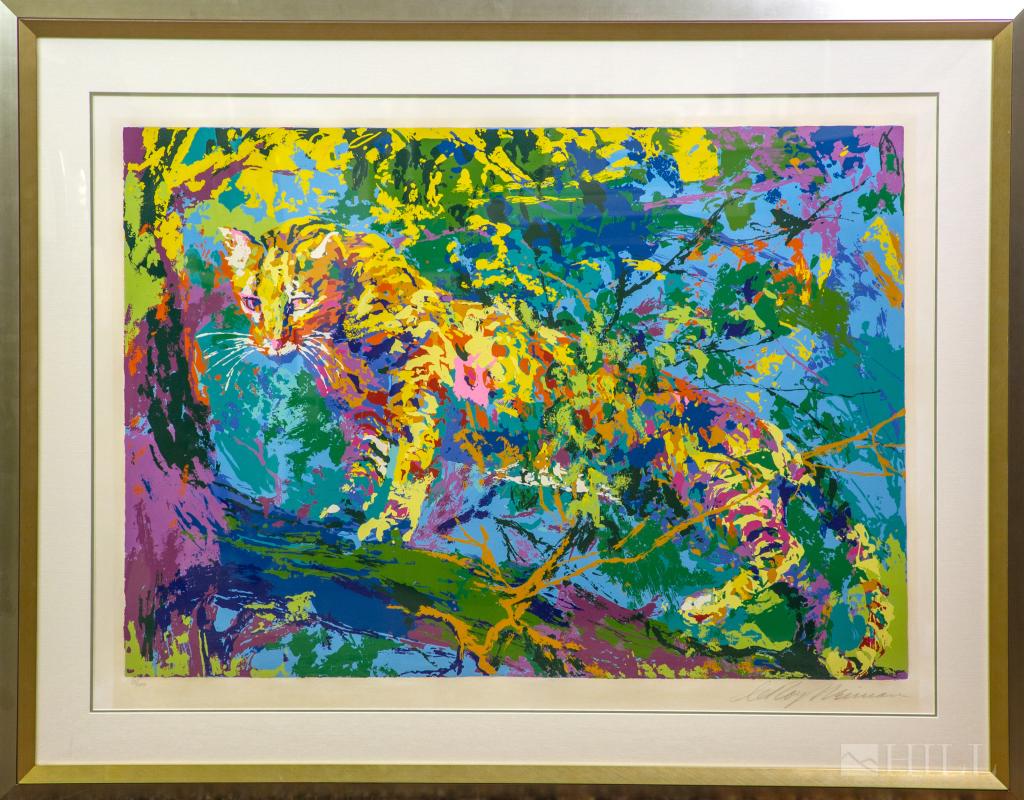 LeRoy Neiman Ocelot Serigraph Screenprint SIGNED (1 of 5)