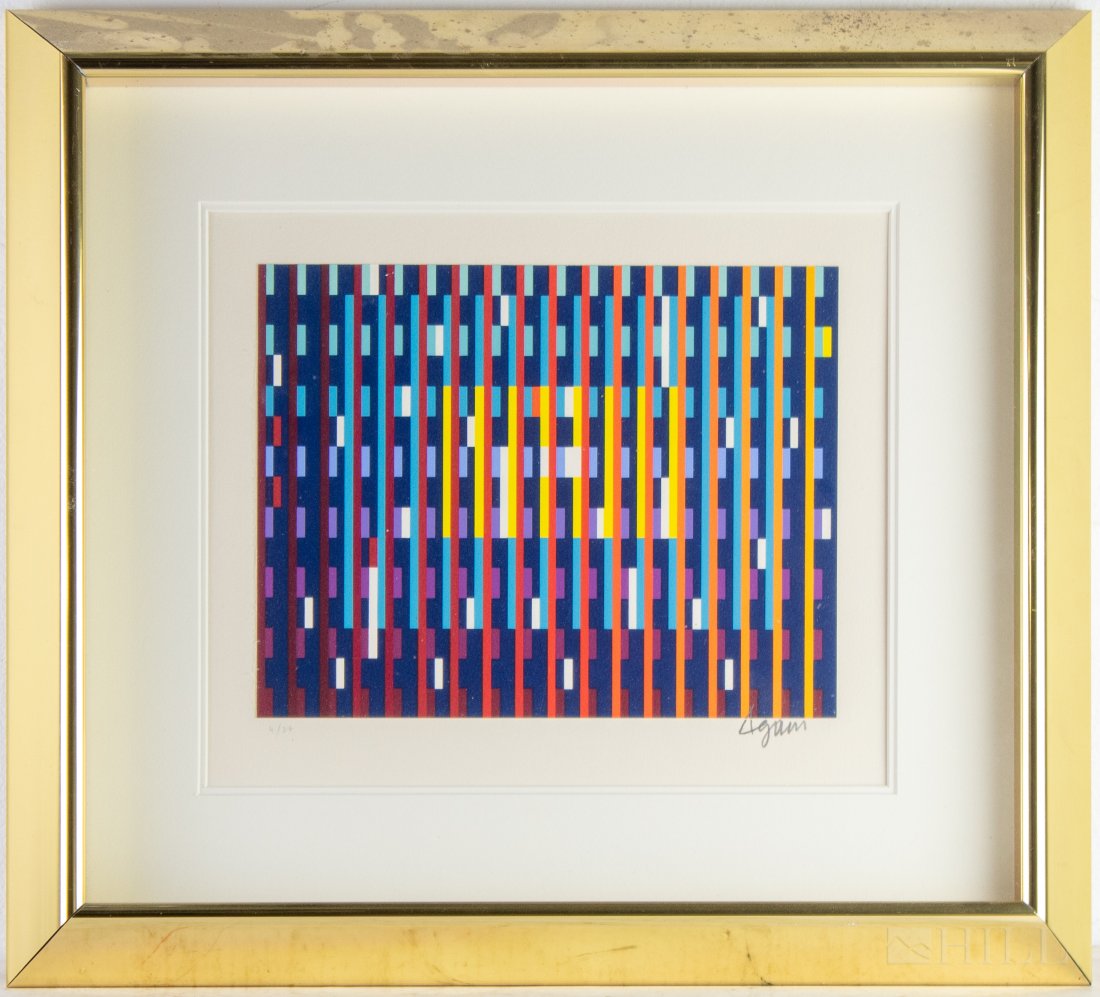 Yaacov Agam L/E Op Art Serigraph Silkscreen SIGNED (1 of 4)