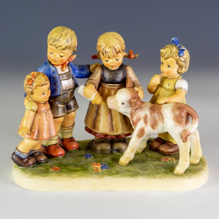 Hummel LE Farms Days Baby Cow Figurine #2165 TMK 8 (1 of 7)