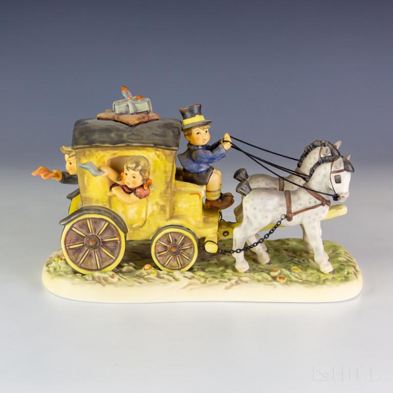 Hummel Fond Goodbye TMK7 Horse Carriage Figure 660 (1 of 8)