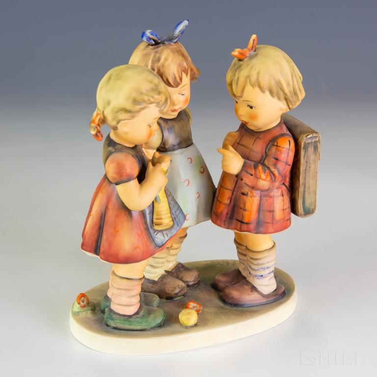 Hummel Schoolgirls 177/I Three Girls Figure TMK5 (1 of 6)