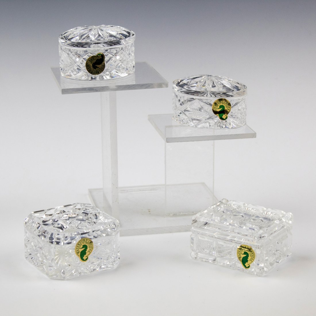 LOT 4 Waterford Crystal Enrollment Keepsake Boxes (1 of 6)