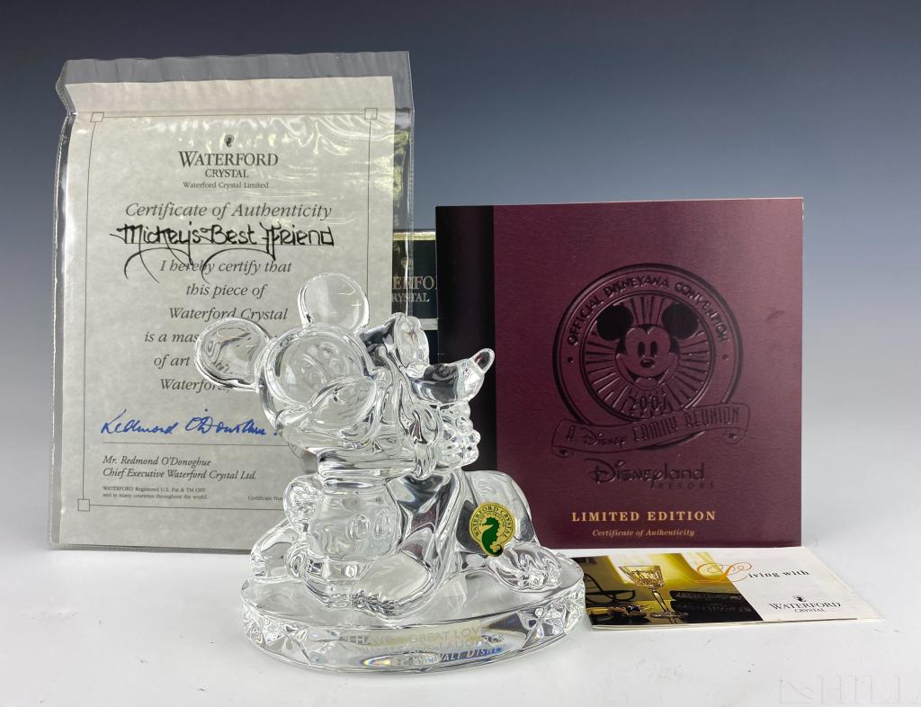 Waterford Crystal Disney Mickey Pluto Friend LE (1 of 5)