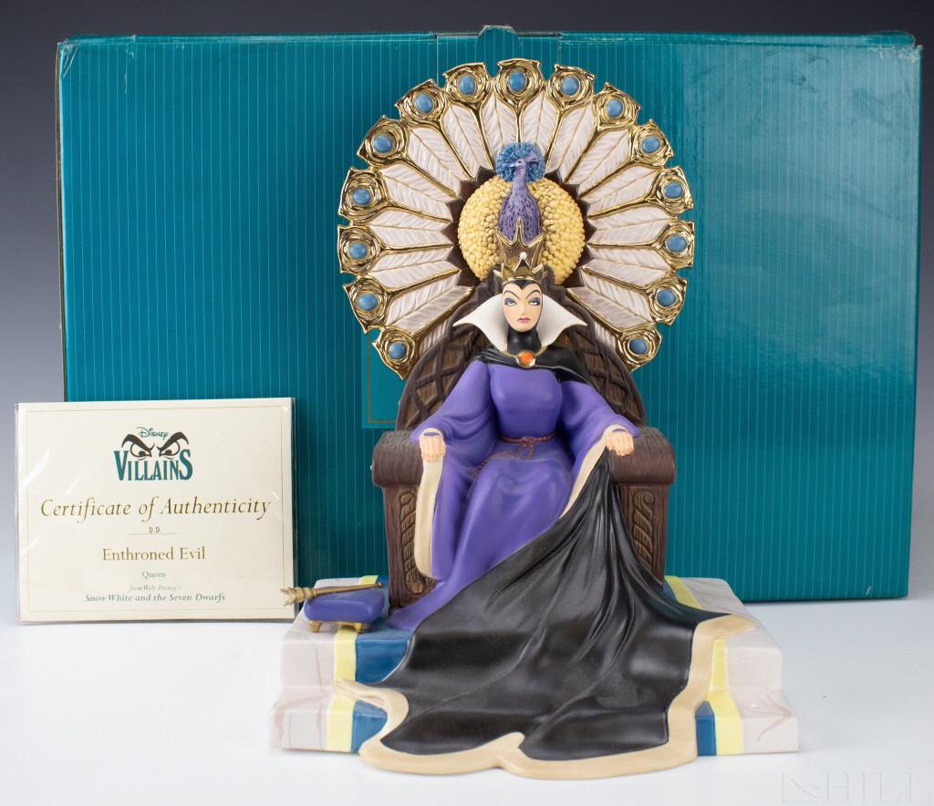 WDCC Disney Snow White Enthroned Evil Queen w Box (1 of 6)