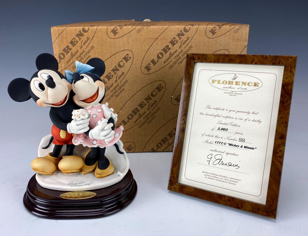 Giuseppe Armani Disney Mickey & Minnie #1777w/Box (1 of 9)