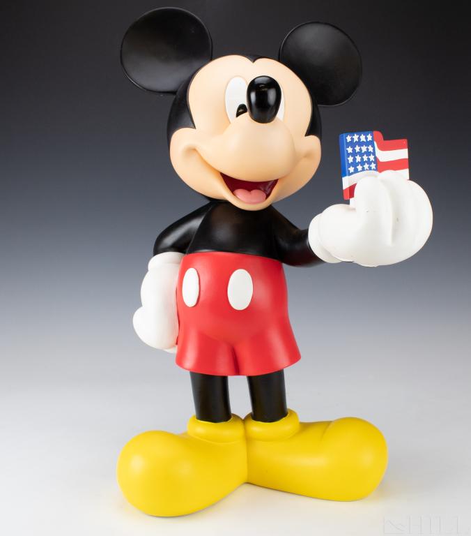 Disney Big Figure Mickey Mouse w/ American Flag (1 of 4)