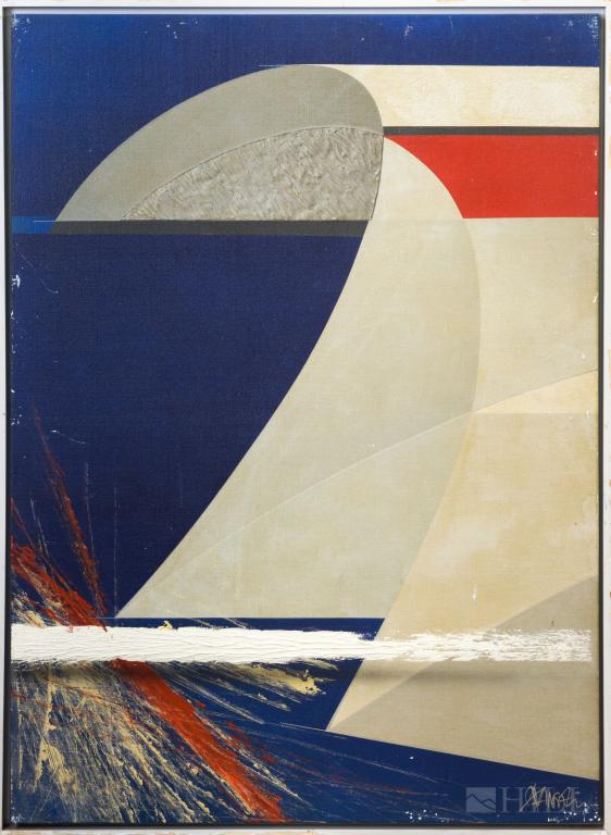 Marco Angazi b.1952 Modern Art Abstract Painting (1 of 5)