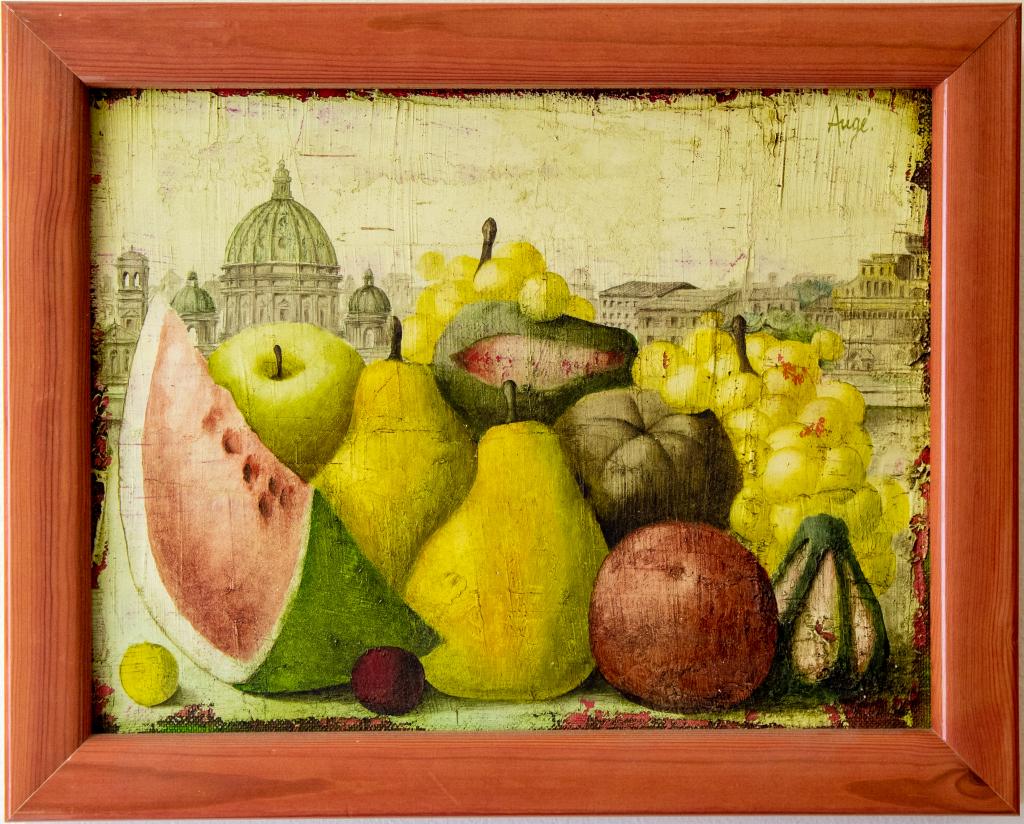 Lucien Auge French b1933 Fruit Still Life Painting (1 of 4)