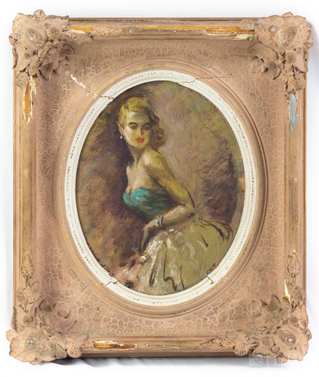 Harold Wolcott (American, 1898-1977) Oil Painting (1 of 4)