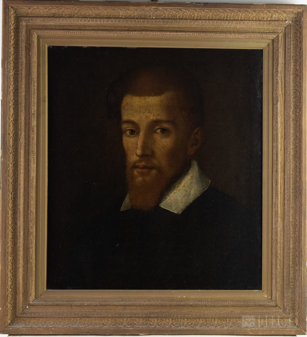 Antique 18th/19th C Portrait Oil Painting, Canvas (1 of 4)