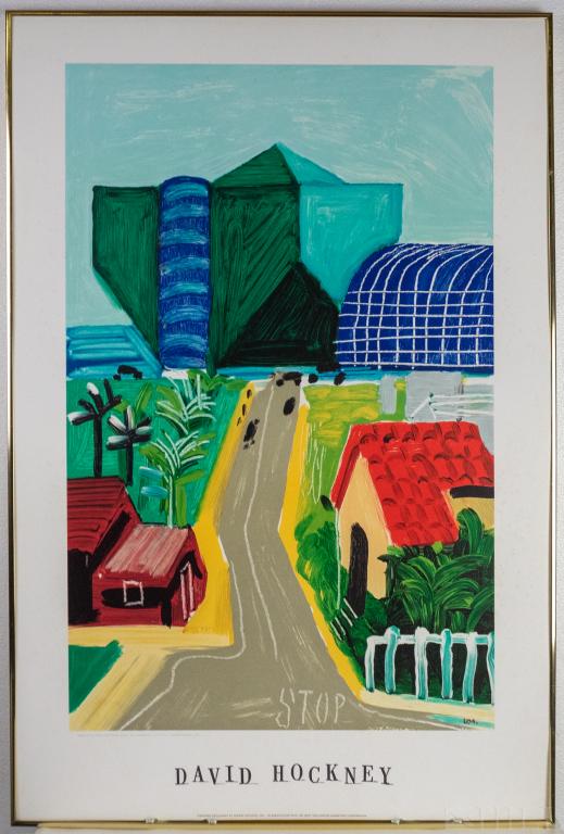 David Hockney Hancock St. W Hollywood 1989 Print (1 of 4)
