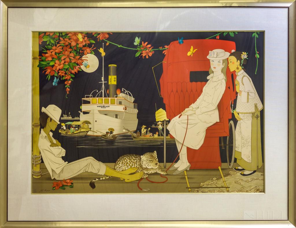 Phililppe Noyer French White Lady L/E Serigraph (1 of 5)