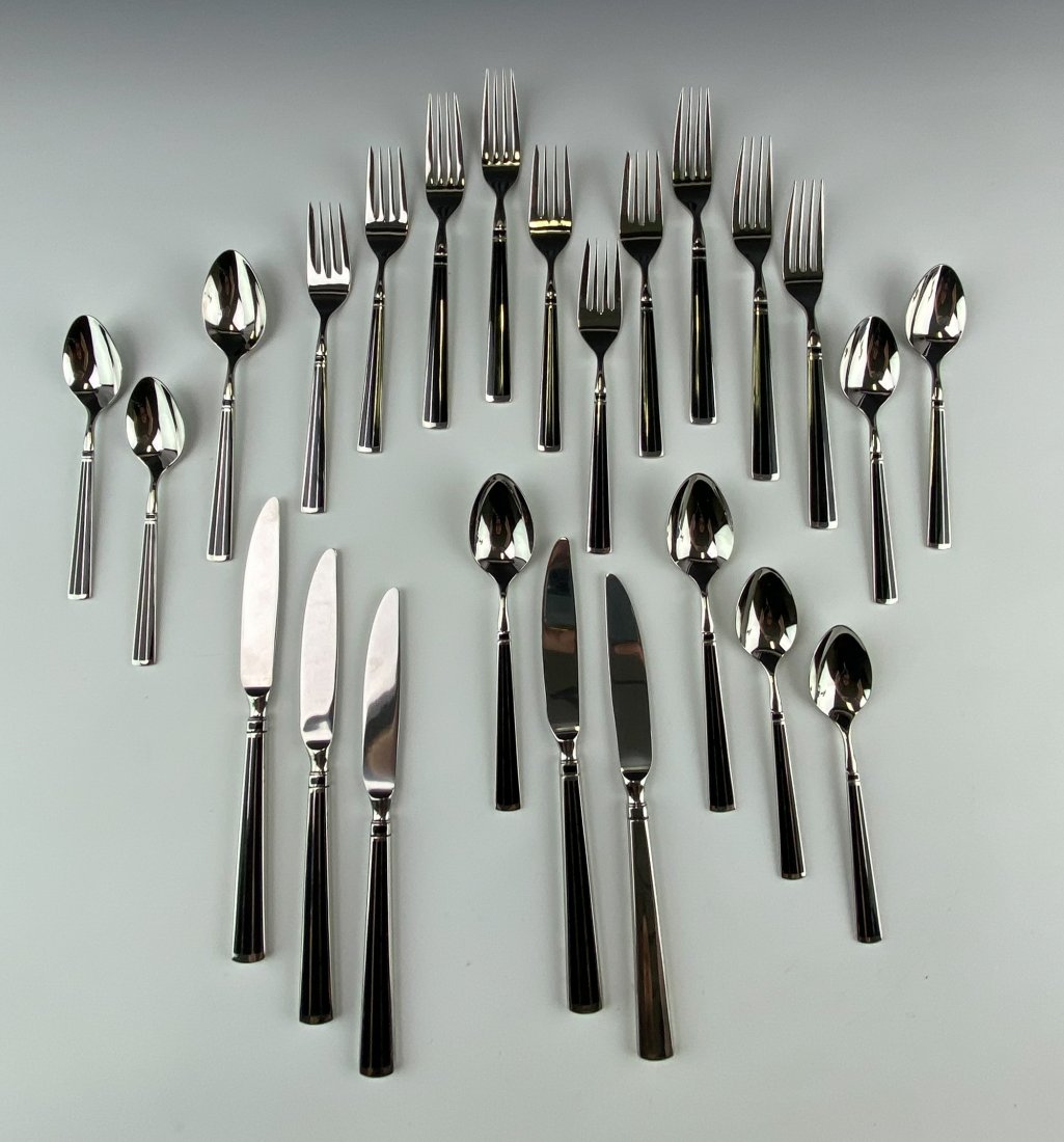 Kirk Stieff Cloisonne Enamel Modernist Flatware (1 of 4)