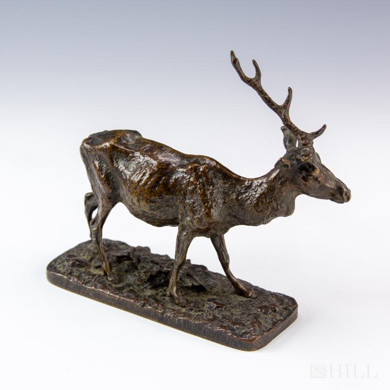 PJ Mene (1810-1879) Bronze Deer Buck Needs TLC (1 of 5)