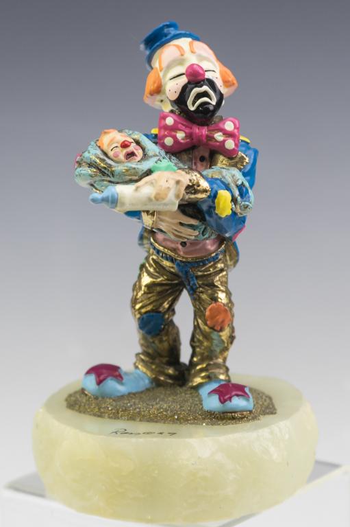 Ron Lee 2:00 Am Blues Crying Clown And Baby Figure (1 of 5)