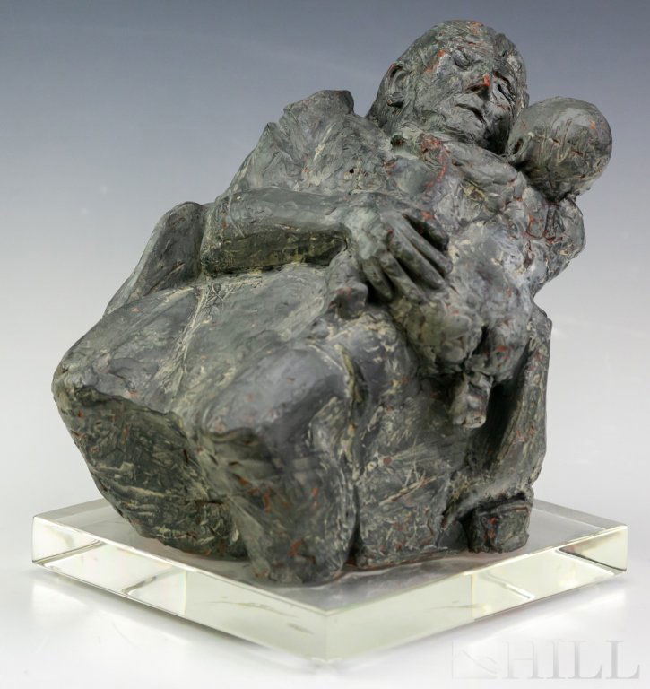 Artist Signed Mid Century Art Pottery Sculpture (1 of 7)