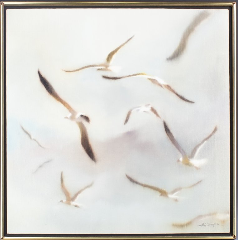 Hal Singer (1919-2003) American Oil Painting (1 of 4)