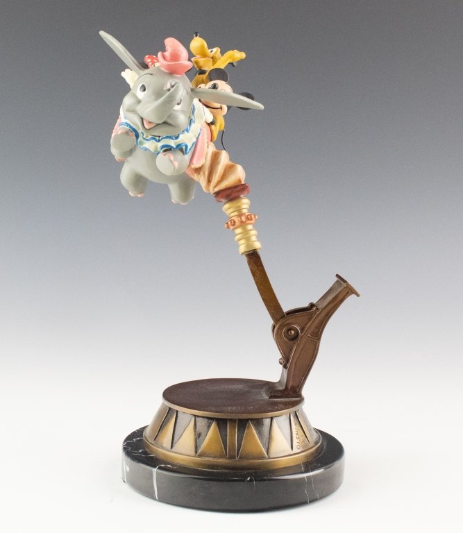 Walt Disney Bill Toma Dumbo Mickey Bronze Statue (1 of 5)