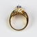 Ladies 14k Gold Diamond & Tanzanite Gemstone Ring - 10