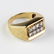 Vintage Men's 14k Gold 1 CTTW Diamond Pinky Ring - 2