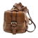 Prada Brown Leather Vitello Daino S Shoulder Bag - 6