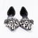 Prada Polka Dot Fur Pointy Toe Pumps Heels Size 36 - 2