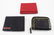 Prada LOT 3 Italy Scarlatto Wallets Nylon Leather