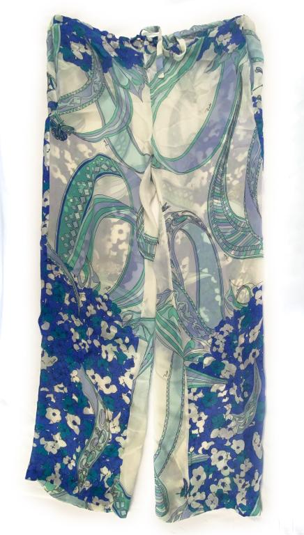 Emilio Pucci Translucent Drawstring Lounge Paints (1 of 3)