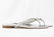 Dolce & Gabanna Silver Sparkle Flat Sandals Sx 36 - 2