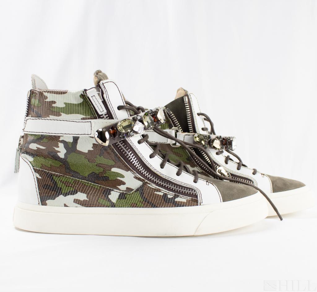 Giuseppe Zanotti Jeweled Cameo London Sneakers 41 (1 of 6)