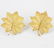 Pair Buccellati 18k 750 Yellow Gold Leaf Earrings - 2