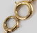 Vintage 14k Yellow Gold Green Jade Charm Bracelet - 5