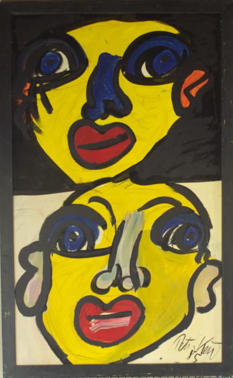 Peter Keil (German, B.1942) Yin & Yan '85 Painting (1 of 5)