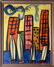 Peter Keil (German, B.1942) "Miami Beach" Painting