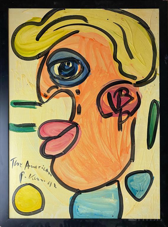 Peter Keil (German, B.1942) Donald Trump Painting (1 of 5)