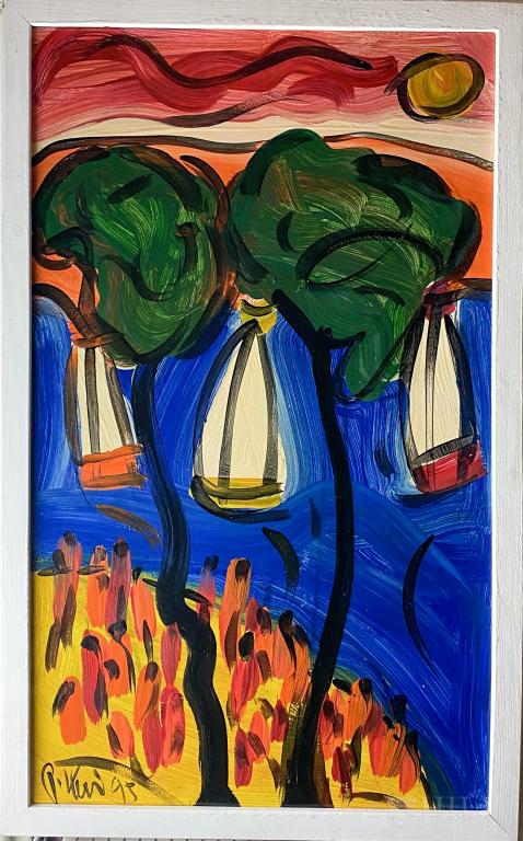 Peter Keil (German, B.1942) Lake Wannasee Painting (1 of 5)