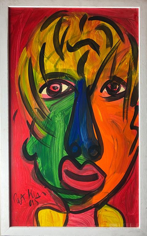 Peter Keil (German, B1942) My Friend Miro Painting (1 of 6)