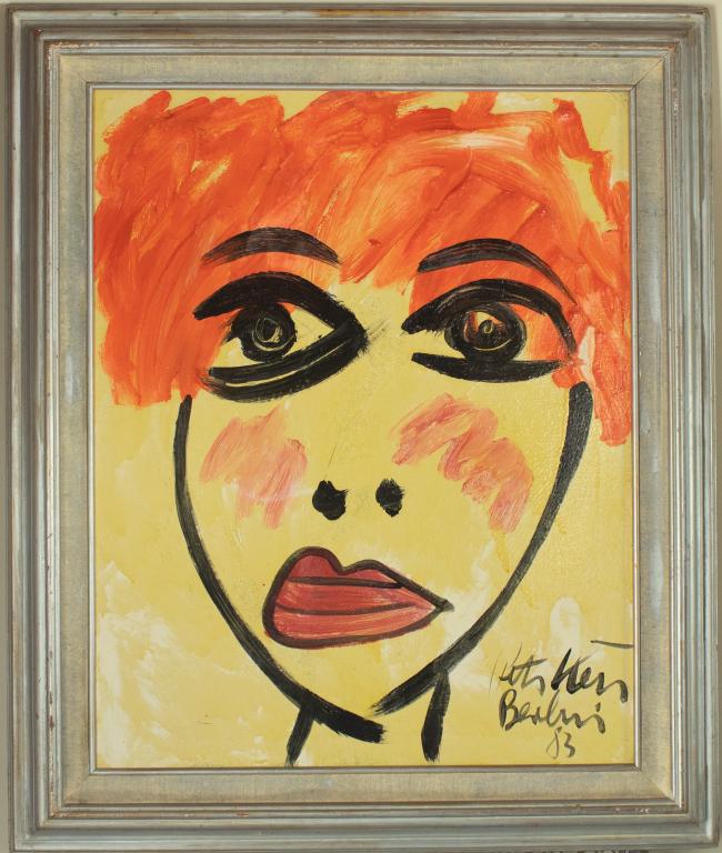 Peter Keil (German B1942) David Bowie Oil Painting (1 of 4)