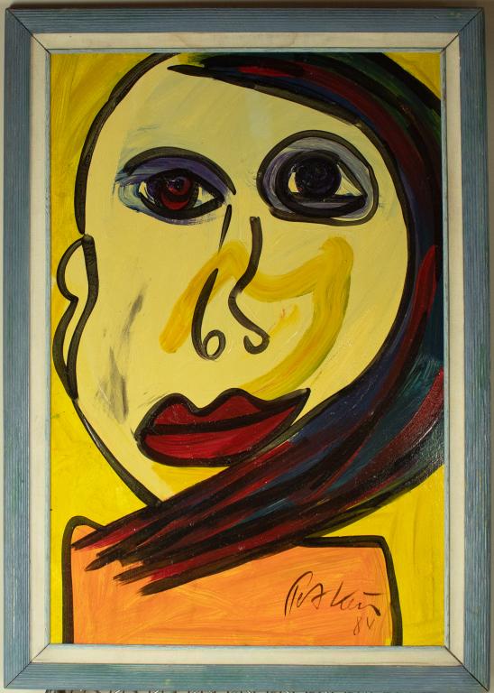 Peter Keil German B1942 Mephisto of Miami Painting (1 of 4)