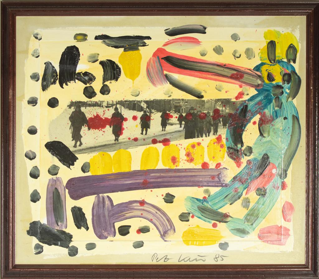 Peter Keil (German, B1942) War & Love Oil Painting (1 of 4)