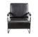 2 Kem Weber Style Tube Steel Leather Club Chairs - 3