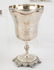 5 Tughra Ottoman Marked Silver Wine Goblets 763g - 3