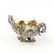 Ornate German 800 Silver Double Handle Basket 453g - 2