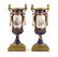 Pair French Sevres Porcelain & Dore Bronze Vases