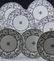 Tiffany & Co Hammersley Bamboo Black Dinner Plates - 2
